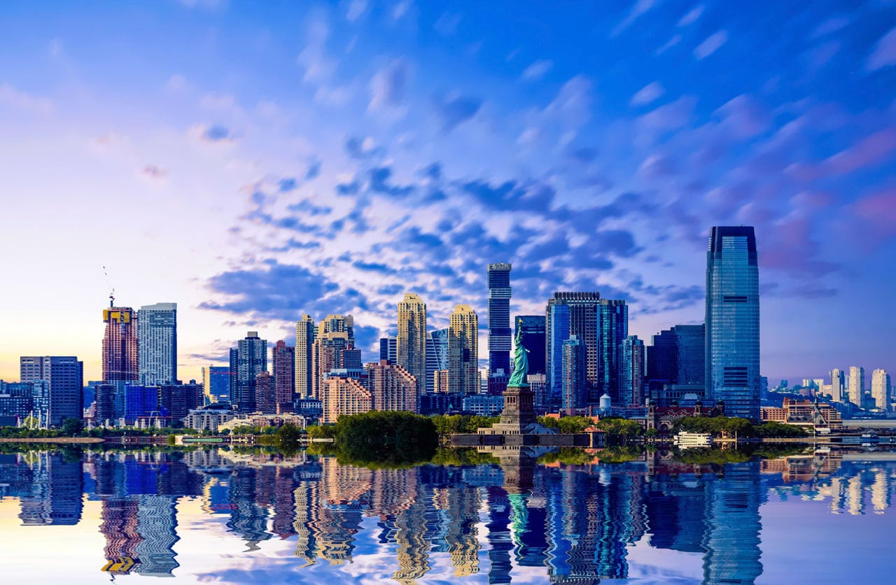 Skyline view of New Jersey representing Essential Therapy Group’s location in Rockaway Township